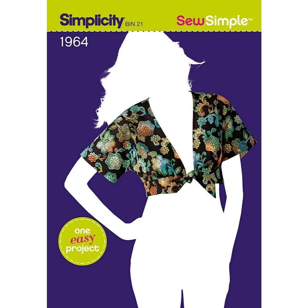 Simplicity Sewing Pattern 1964 Jacket Short Misses Size‎ 10-22